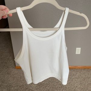 White cropped tank top from amazon